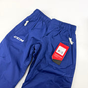 New Royal Blue CCM Youth Hockey Warm Up Pant | Youth S | #888600323541 - Top Flight Hockey