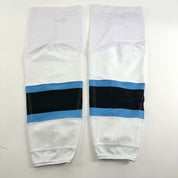 Brand New CCM White Winnipeg Ice Game Socks - Large