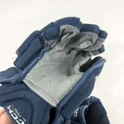 Used Navy CCM HG12 Gloves | 14" | D368