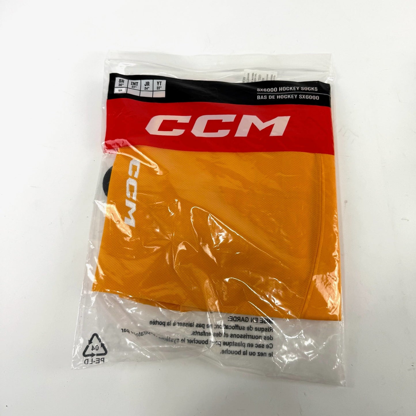 New Yellow CCM Practice Socks | Senior