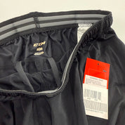 New Black CCM Mens Performance Loose Fit Shorts | Senior M | #191520519711