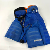 Used Royal Blue Bauer Supreme 160 Pants | Junior Large | A74