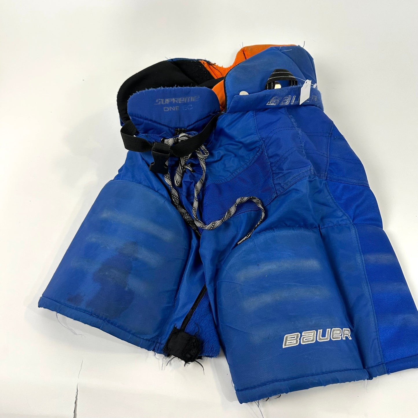Used Royal Blue Bauer Supreme 160 Pants | Junior Large | A74 - Top Flight Hockey