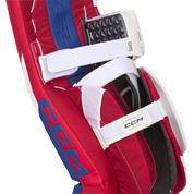 New CCM White E Flex 6.9 Goalie Leg Pads | 34+1" | #191520631741 - Top Flight Hockey