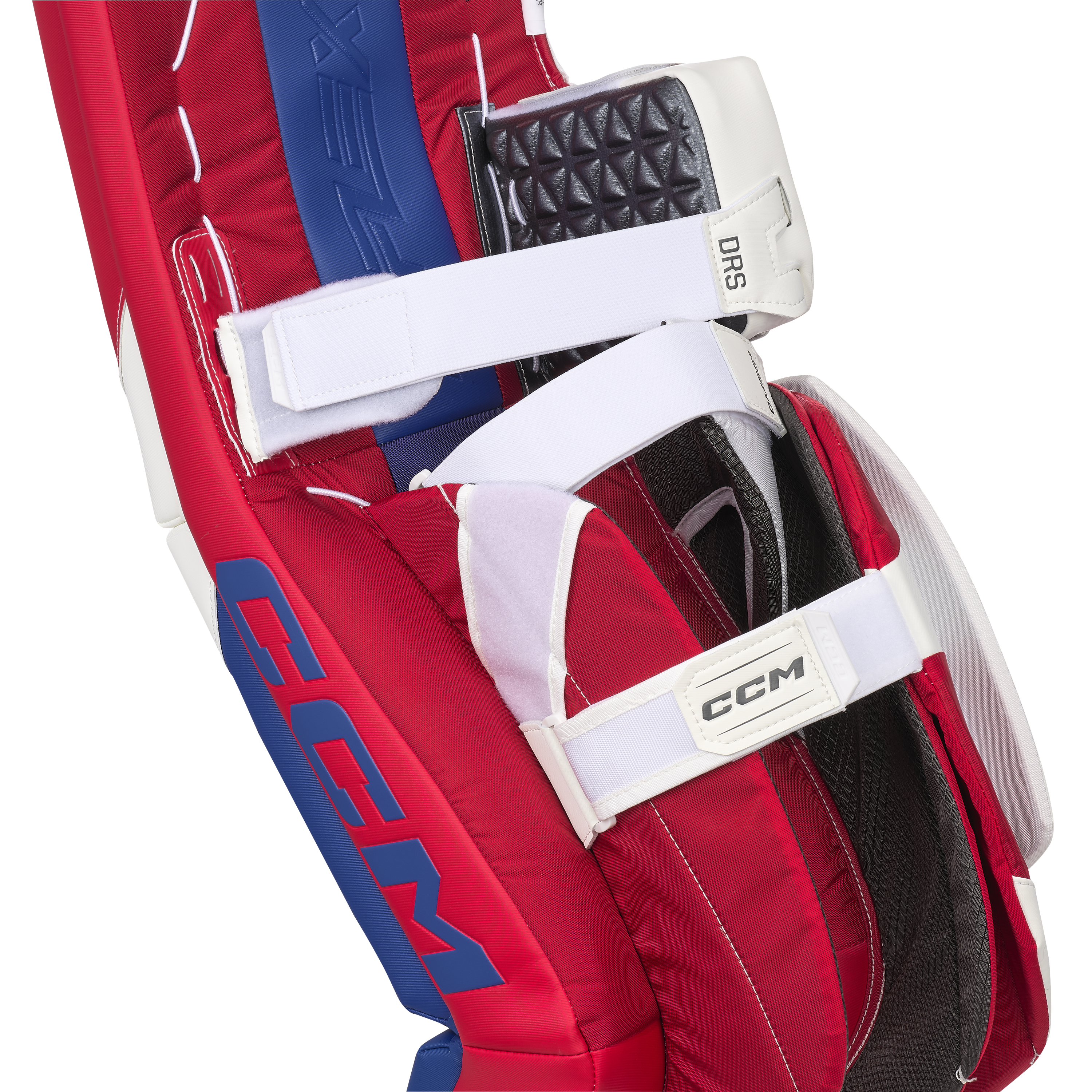 New CCM White E Flex 6.9 Goalie Leg Pads | 34+1" | #191520631741 - Top Flight Hockey