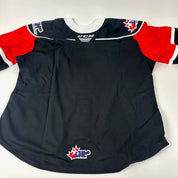 Brand New CCM Black and Red LHJMA Blank Game Jersey LCH - Size 52