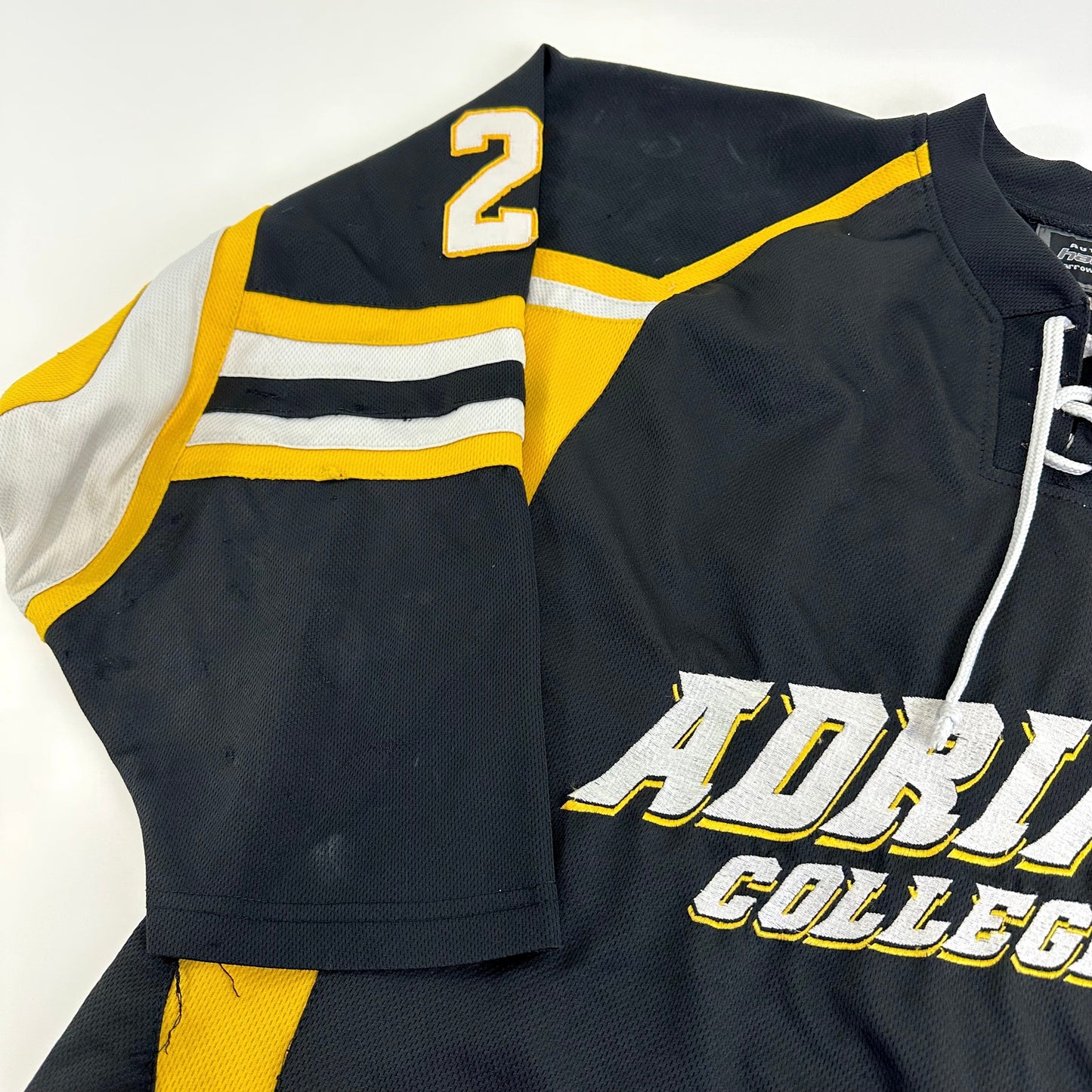 Used Adrian College Black Harrow Mens Game Jersey | Size XL | #26