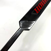 New Regular Black/Red Warrior Ritual V4 Goalie Stick | 25.5" Paddle Custom Curve | Mrazek | R302 - Top Flight Hockey