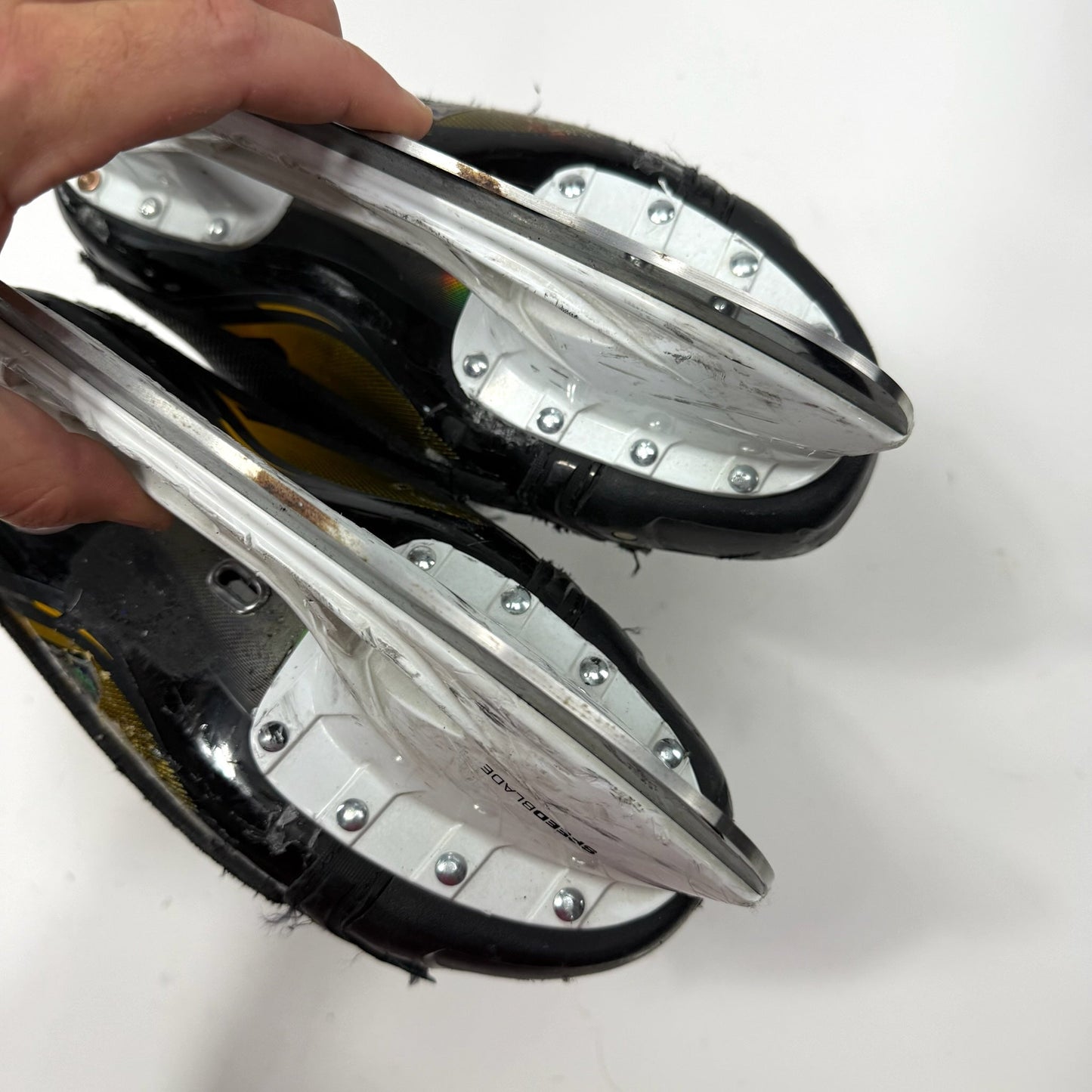 Used Yellow CCM Jetspeed FT8 Pro Skates | Size 8 D | AB691