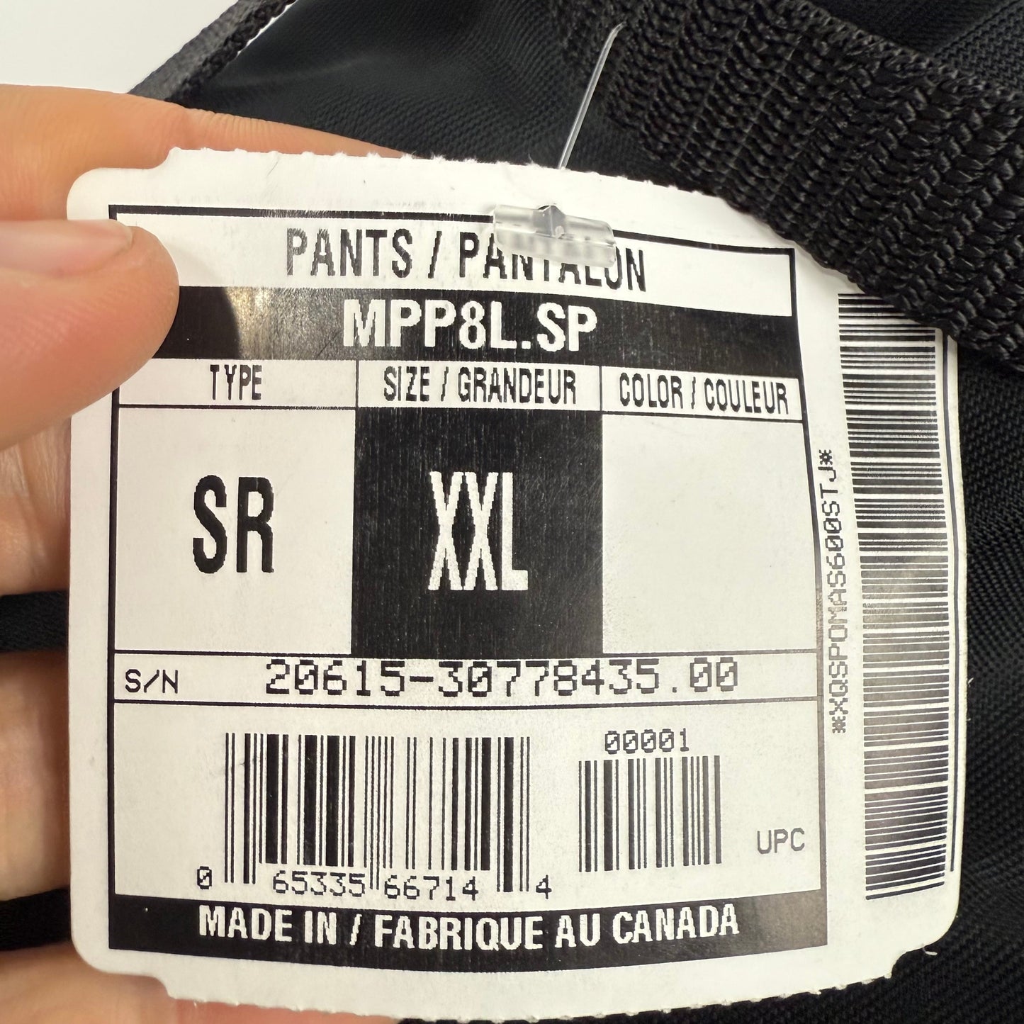 Brand New CCM PP8L Hockey Ref Pants | XXL
