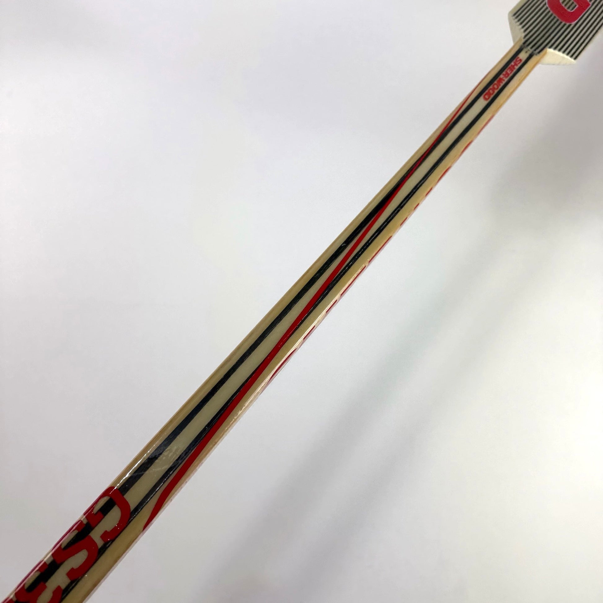 New Wood Regular Sherwood GS350 Goalie Stick | 25" | P31 Curve | E383 - Top Flight Hockey
