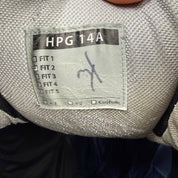 Used STL Blues Navy CCM HPG14A Goalie Pants - Fit 2 - #J631 - Top Flight Hockey