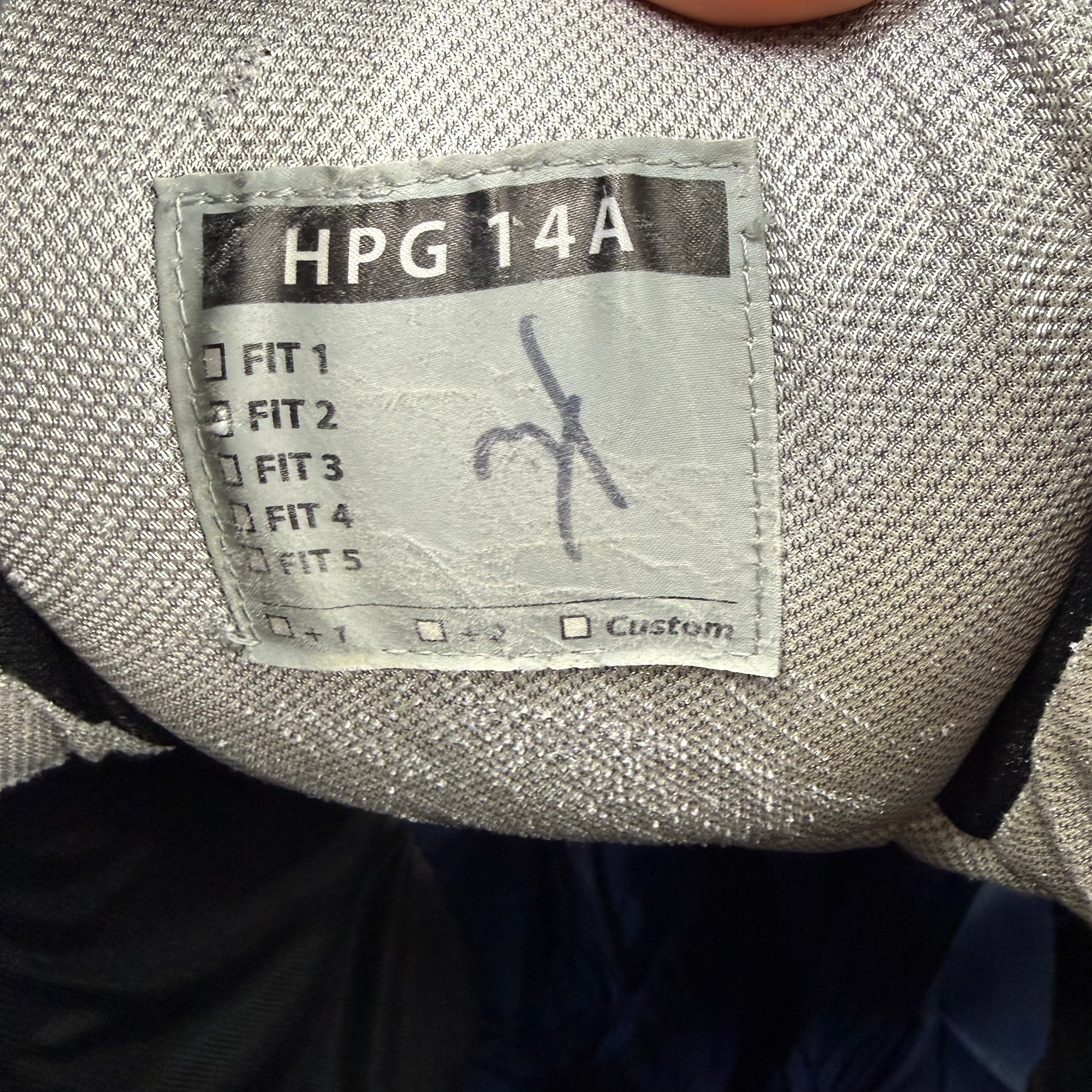 Used STL Blues Navy CCM HPG14A Goalie Pants - Fit 2 - #J631 - Top Flight Hockey