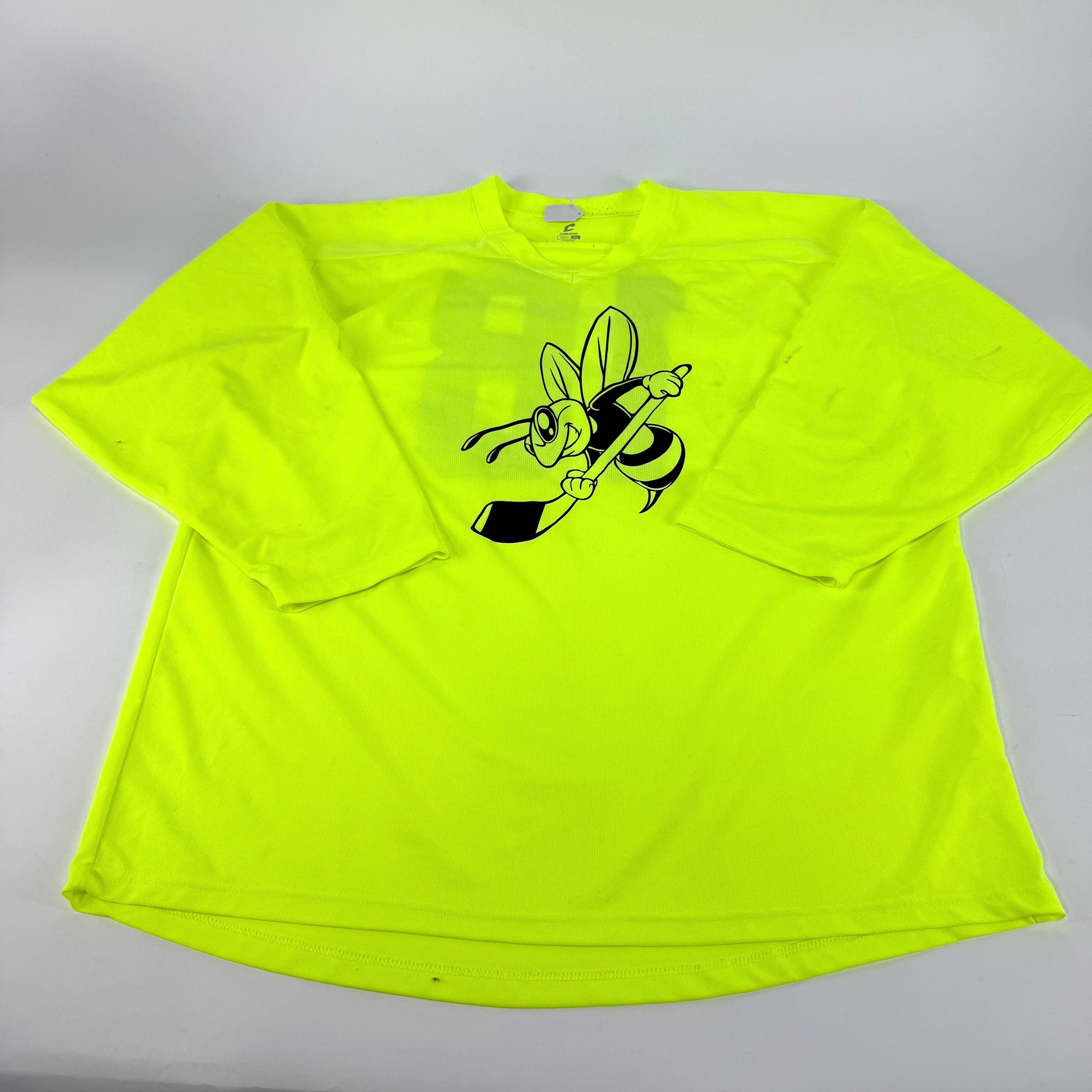 Used Highlighter Yellow Practice Jersey | Sr XL | Q426 - Top Flight Hockey