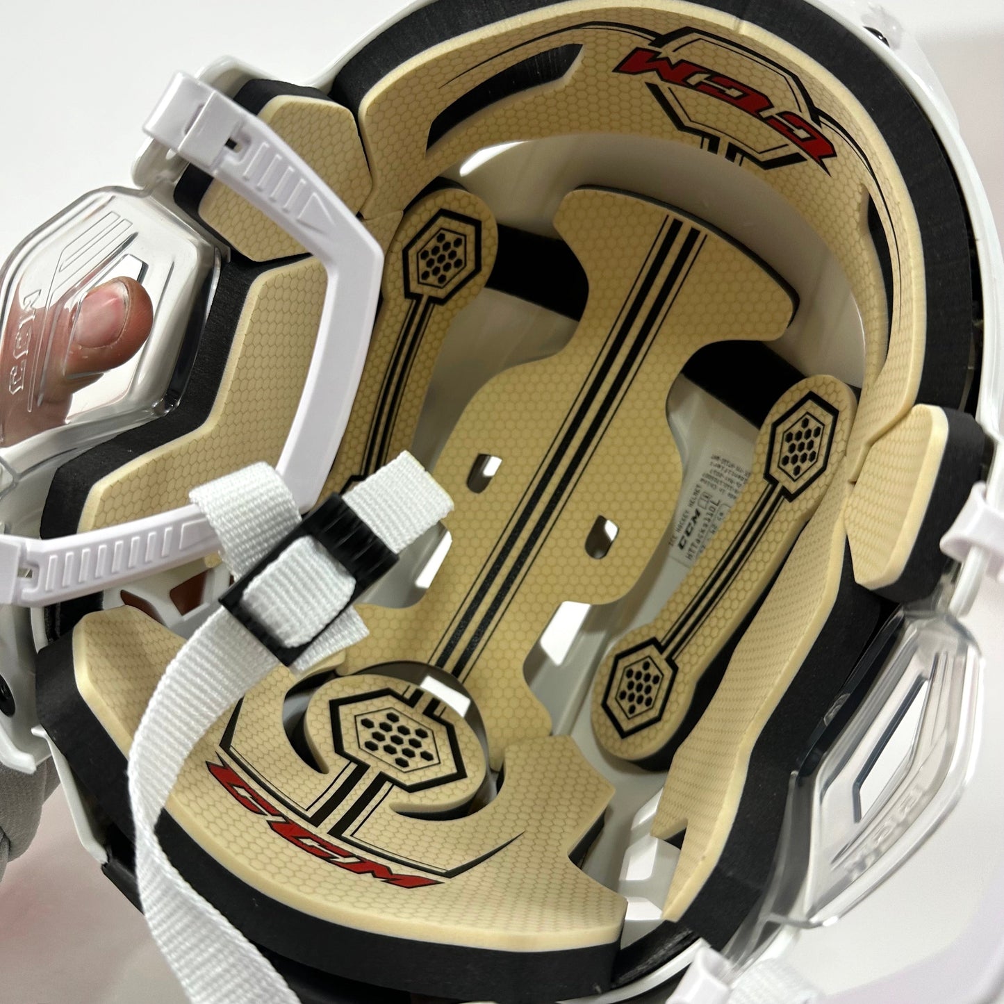 Brand New CCM Tacks 110 Helmet In Box - White - Large - #CCM402 - Top Flight Hockey