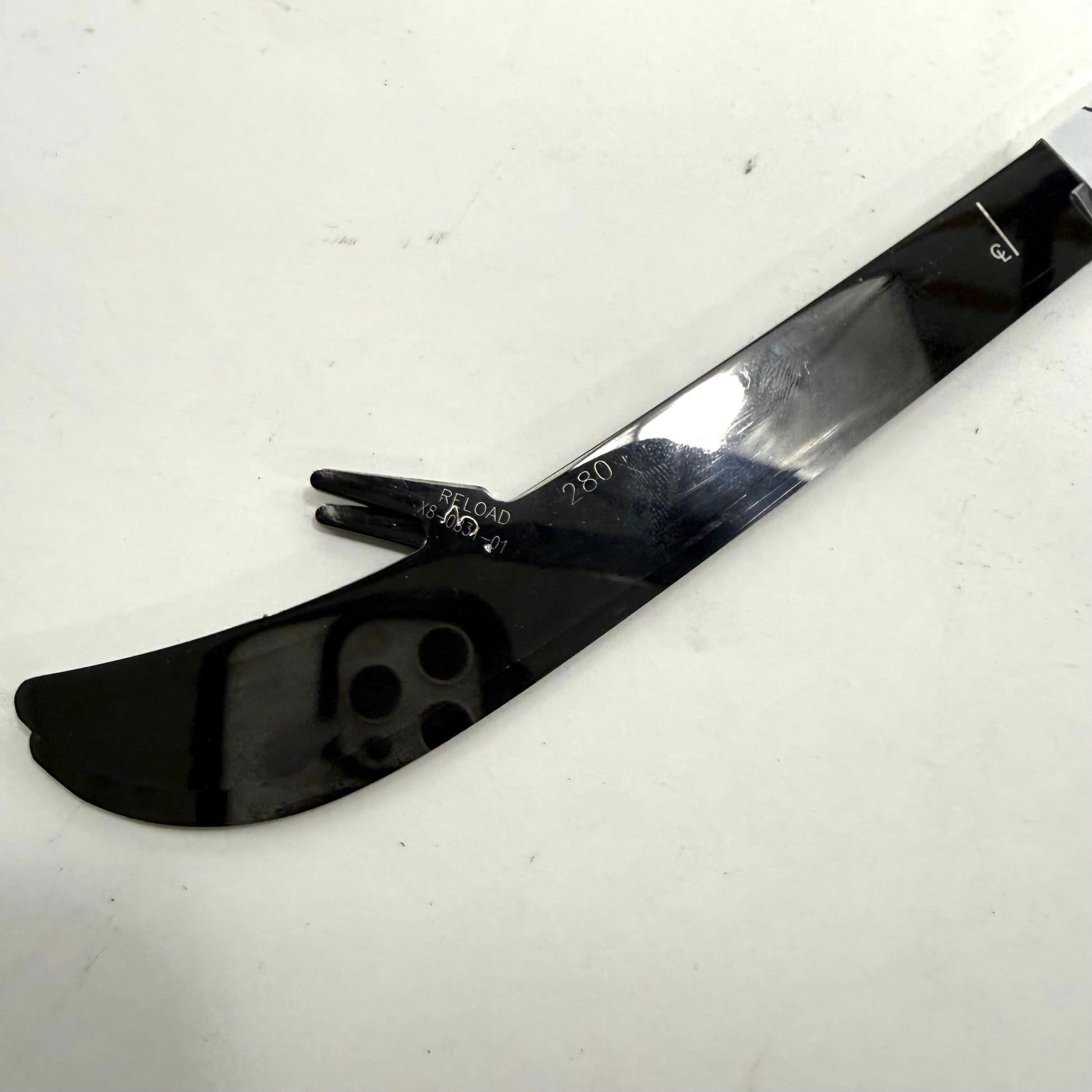Used CCM XS Black Step Reload Steel | 280mm | Chicago Blackhawks Landon Slaggert #84 | BH324 - Top Flight Hockey