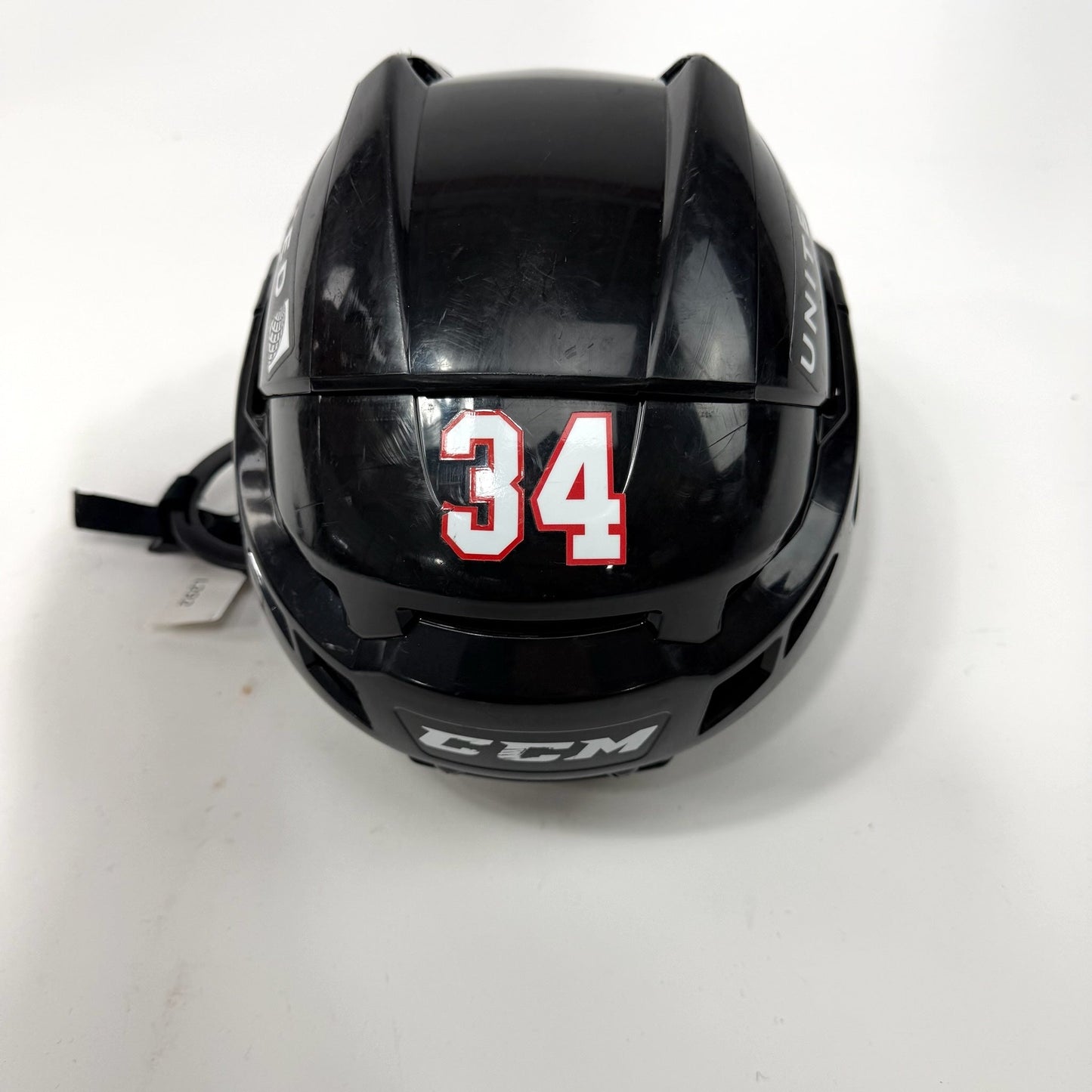 Used Black Chicago Blackhawks CCM V08 Helmet | Senior Medium | L292