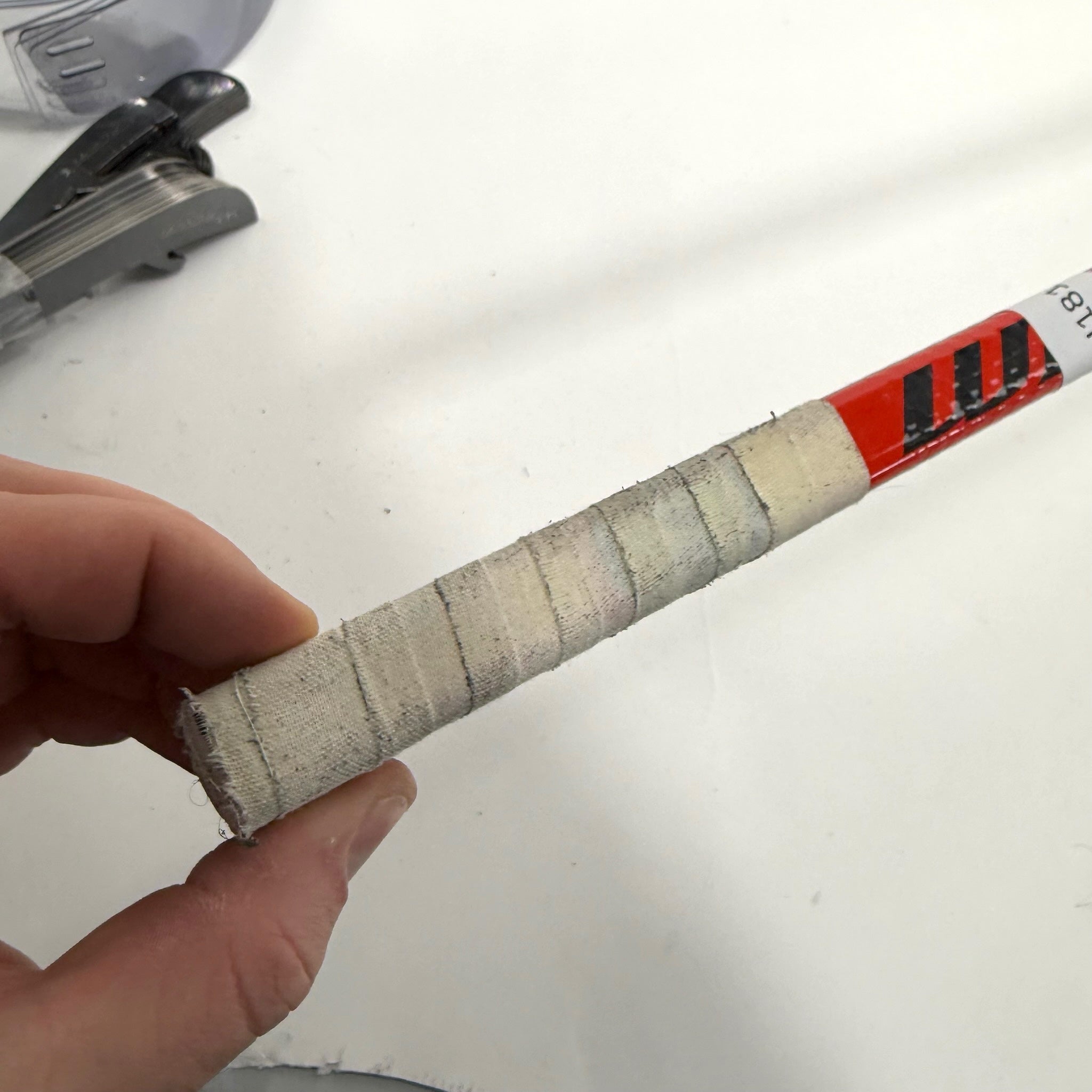 Broken Autographed Right Red Warrior Alpha LX2 Pro | 85 Flex P92 Curve Grip | Joey Anderson | BH181 - Top Flight Hockey
