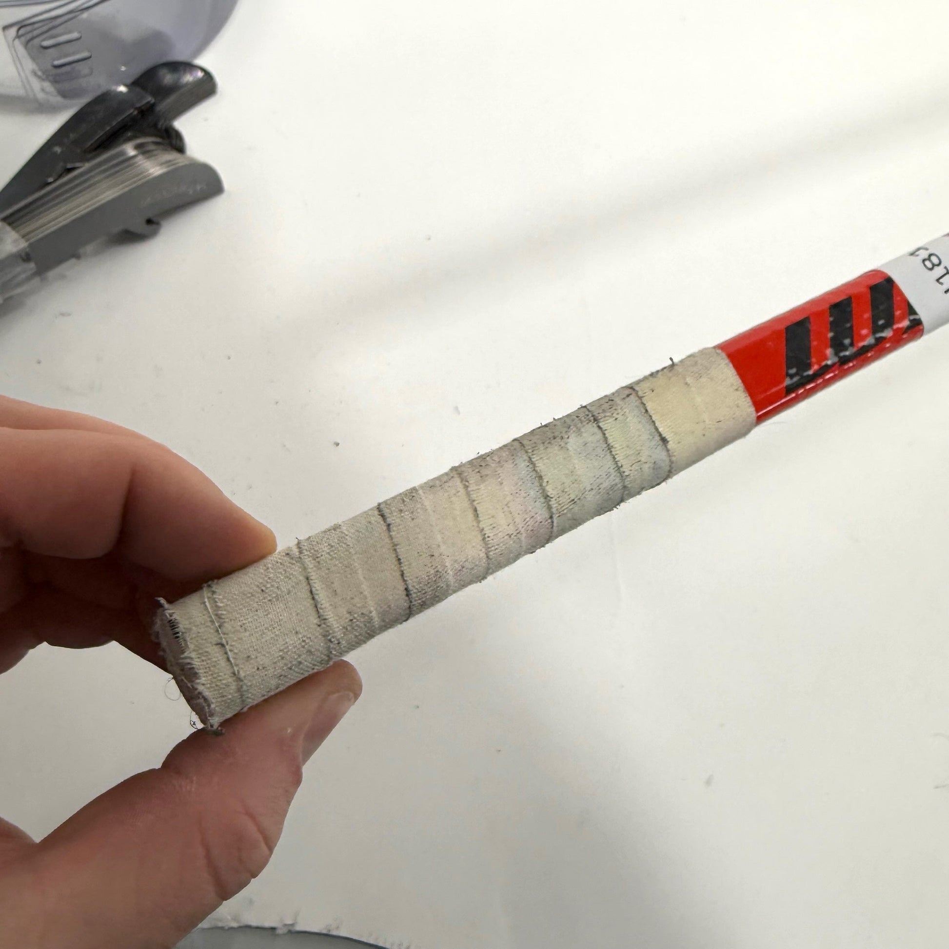 Broken Autographed Right Red Warrior Alpha LX2 Pro | 85 Flex P92 Curve Grip | Joey Anderson | BH181 - Top Flight Hockey