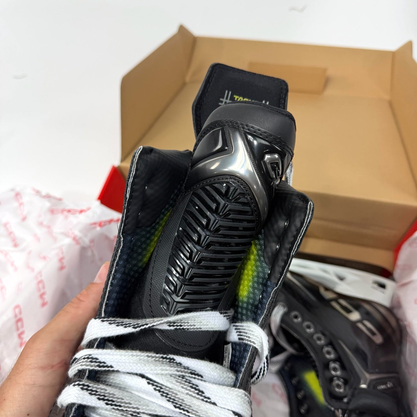Brand New Retail CCM Tacks XF Pro Skates - Size 6 - Regular