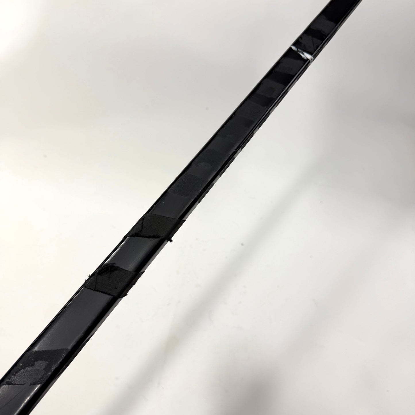 Used Left All Black Hockey Stick | Unknown Flex Custom Curve Non Grip Matte Finish | J573