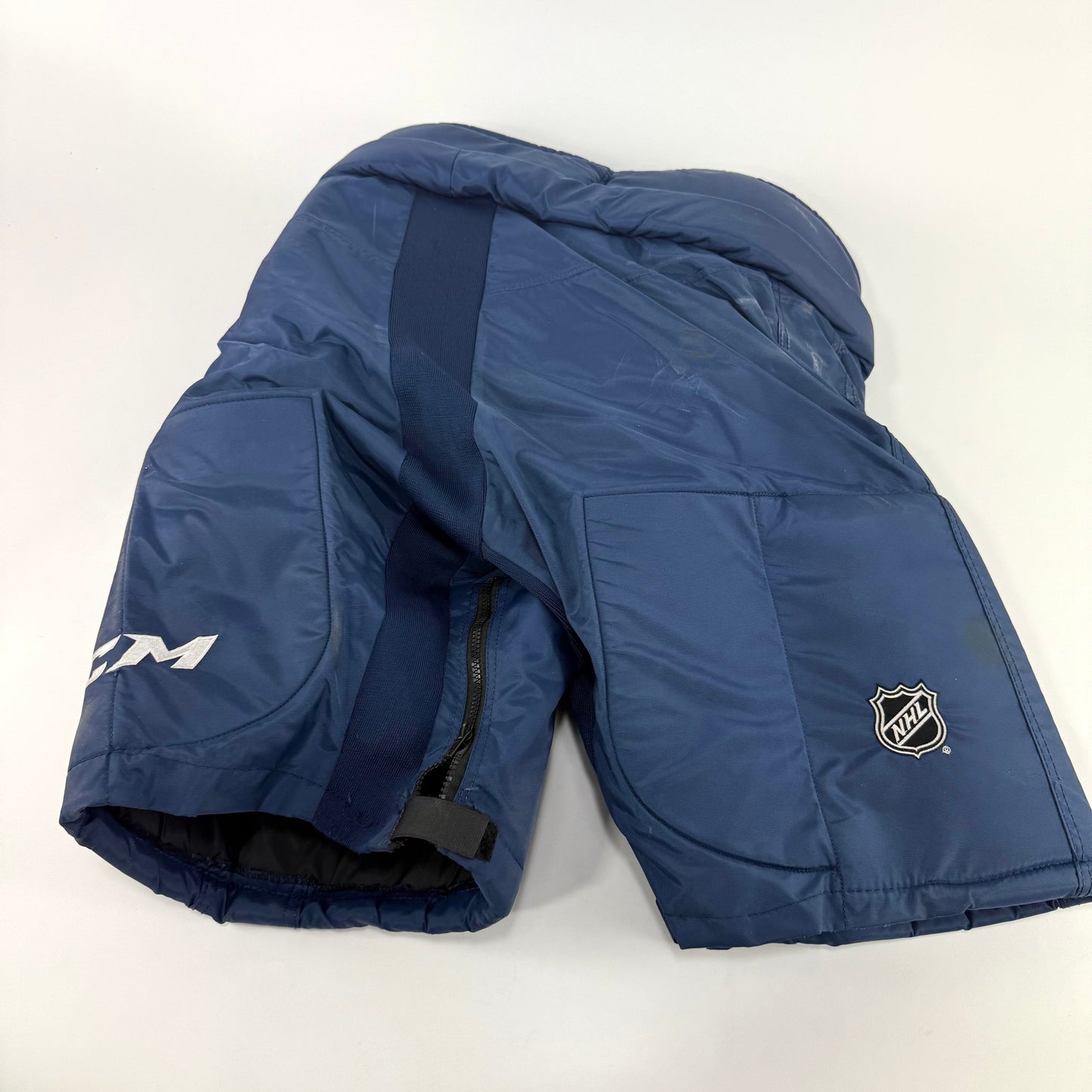 Used Navy CCM HP70 Pants | XL +1" | Stl Blues | U153