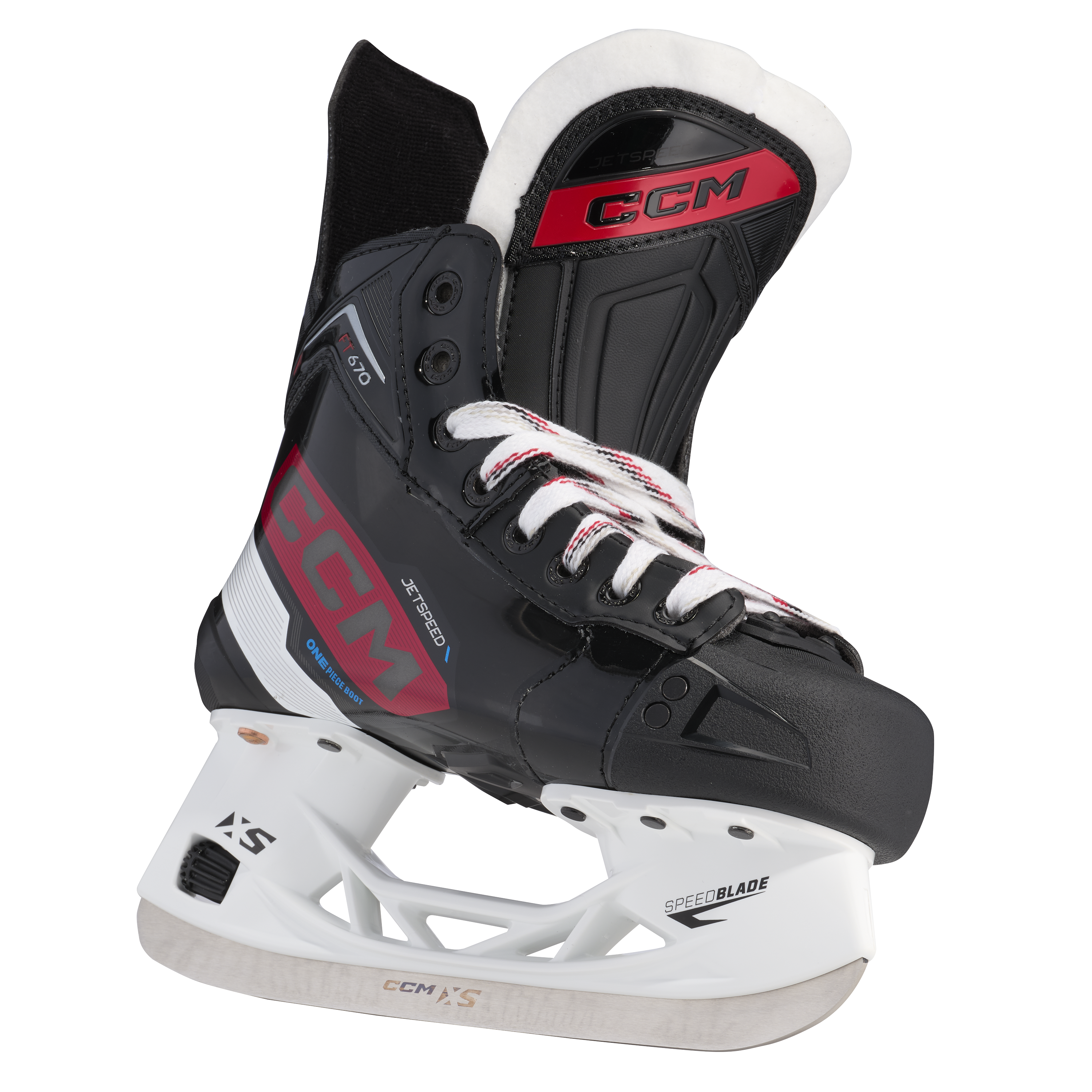 New Intermediate CCM JetSpeed FT670 Hockey Skates D&R (Regular) Retail Size 5 - Top Flight Hockey