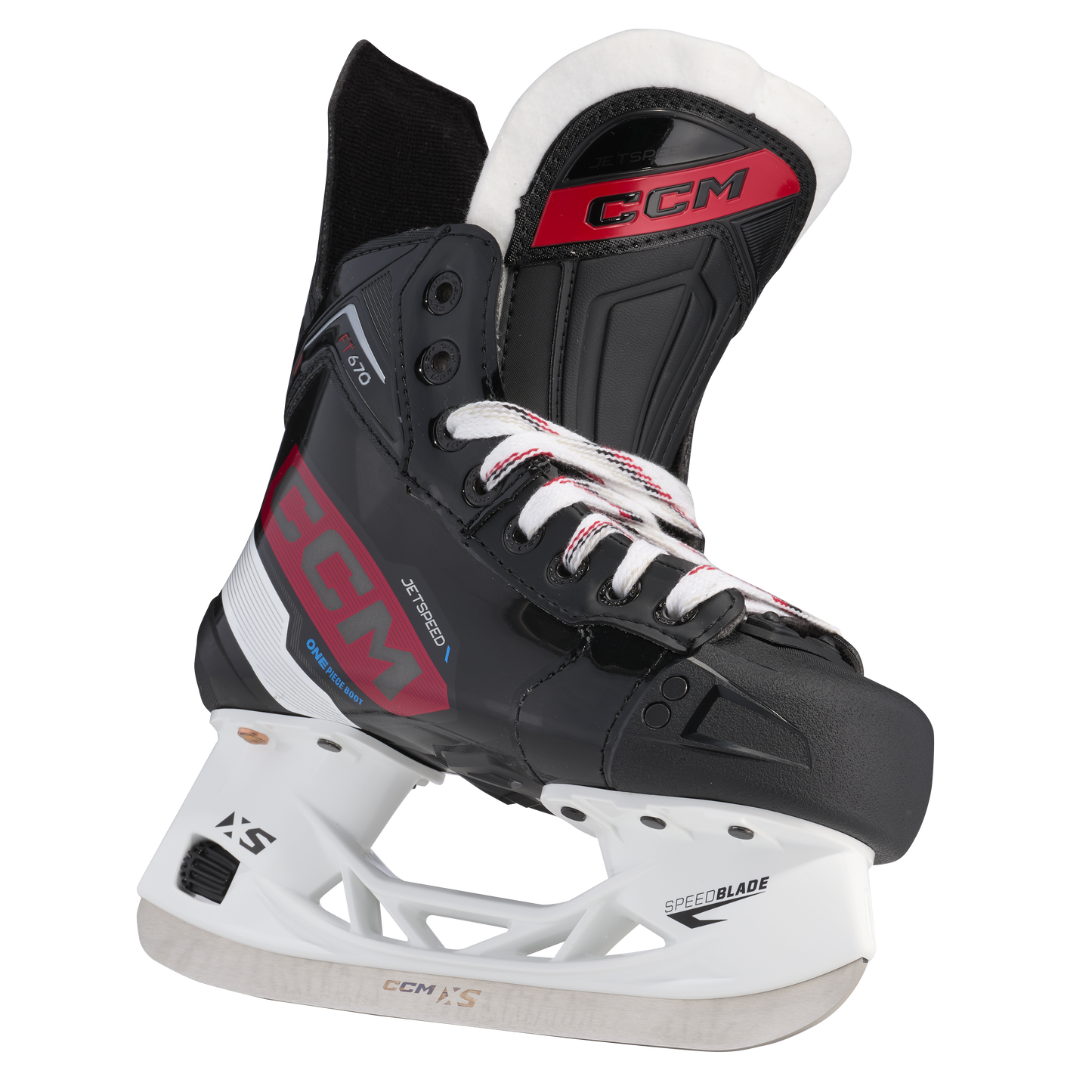 New Intermediate CCM JetSpeed FT670 Hockey Skates D&R (Regular) Retail Size 5