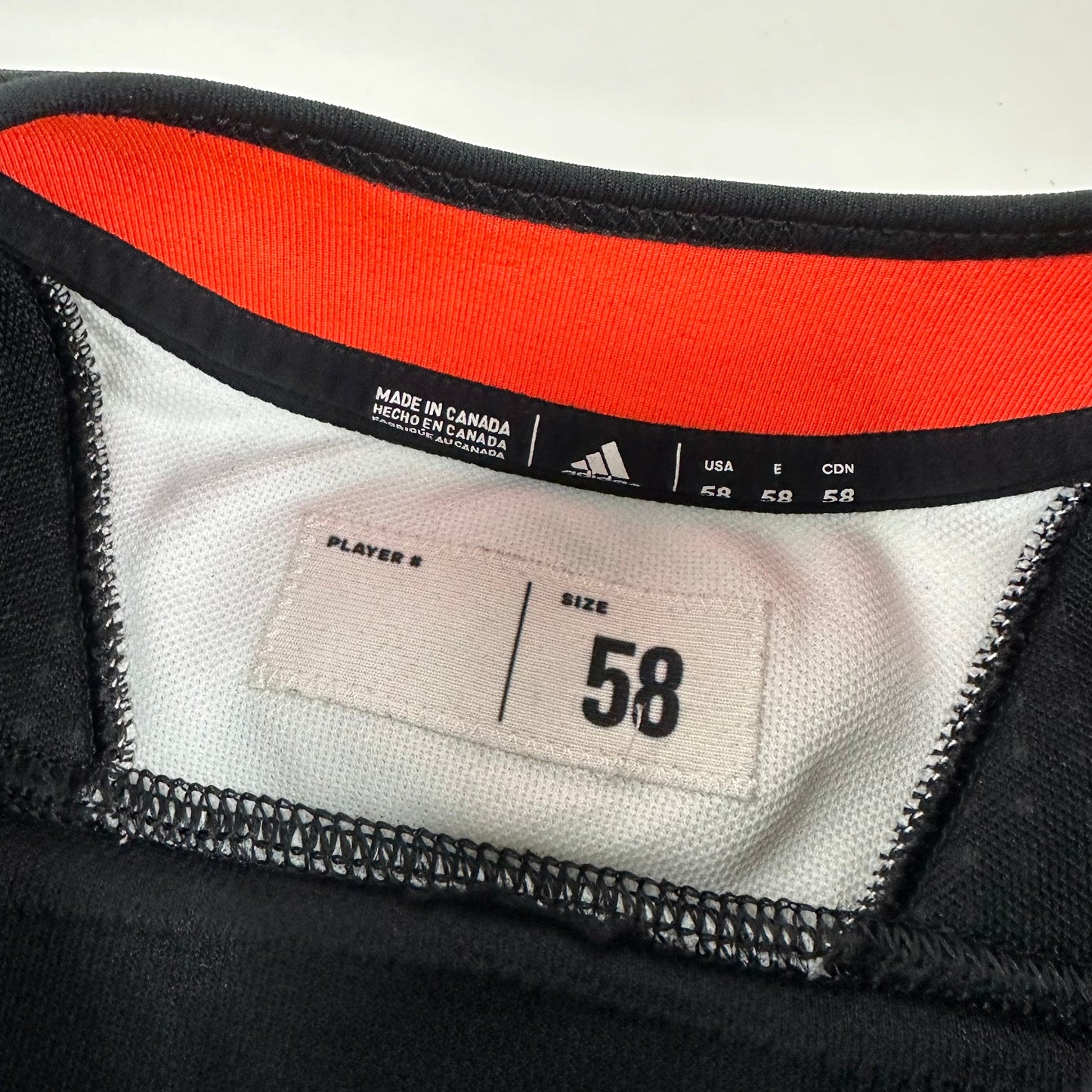 HEALEY #47 - Black Chicago Blackhawks Practice Jersey - Adidas MIC Size 58