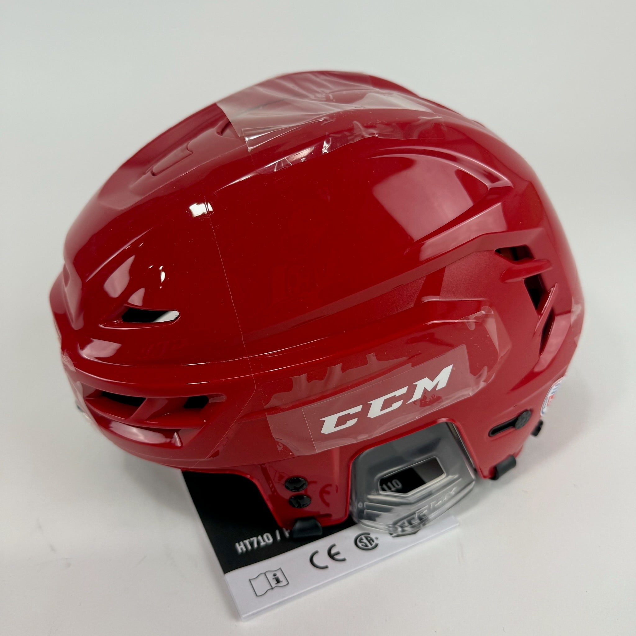 New Red CCM Tacks 710 Helmet | Large - Top Flight Hockey