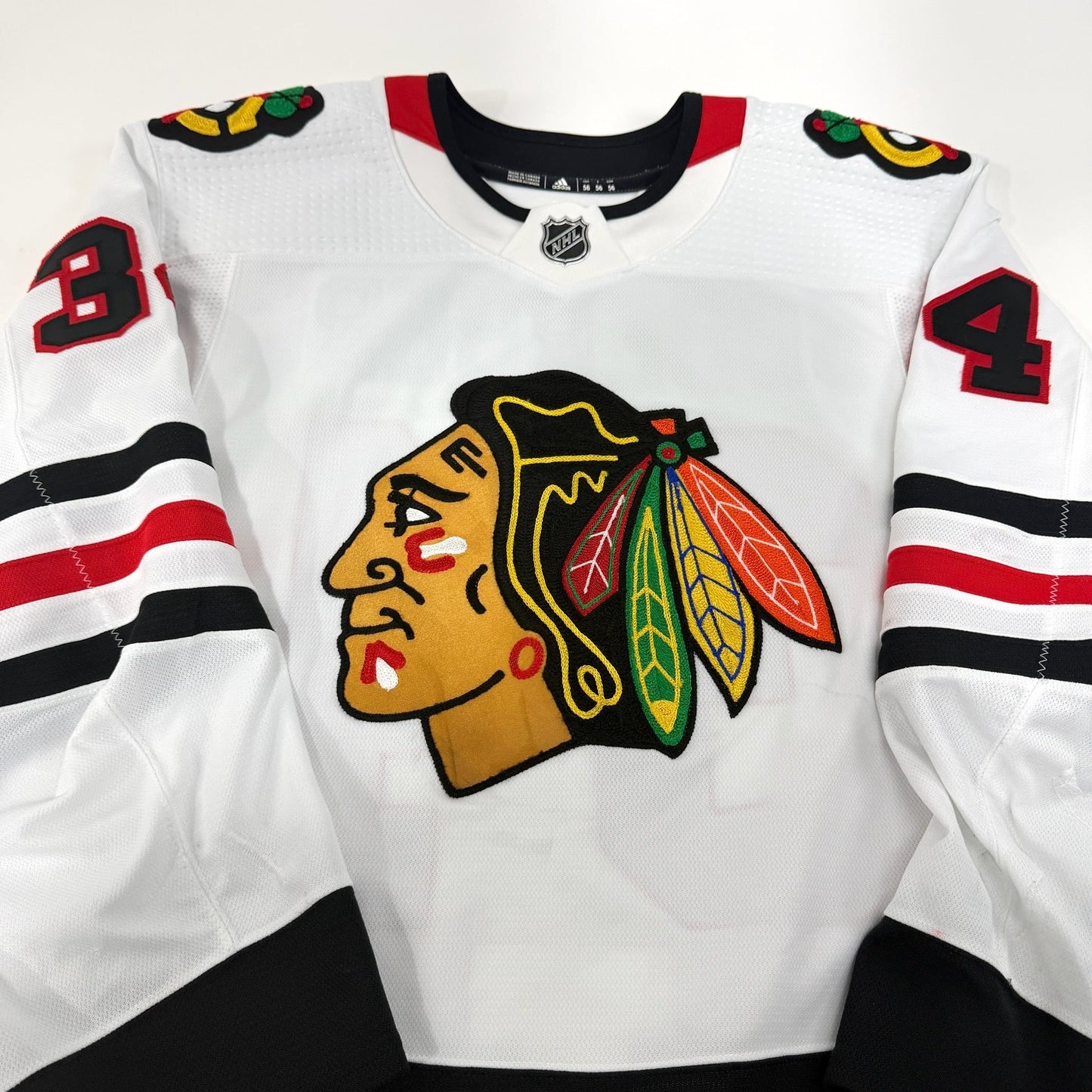 Carl Soderberg #34 Away Chicago Blackhawks Jersey 2020-2021, Set 1 | Size 56 | 9996-7363