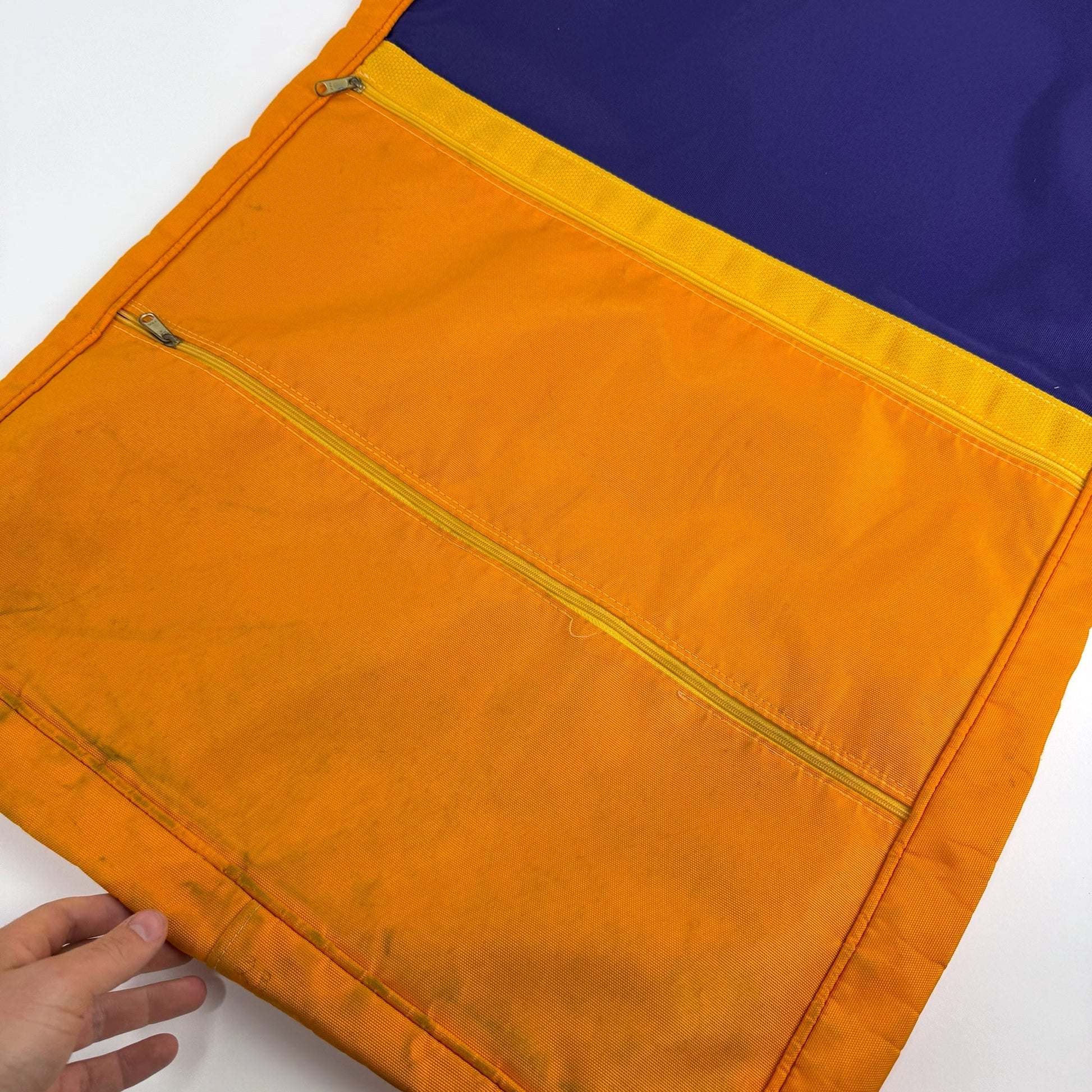 Used Yellow and Purple Pointers Hockey Jersey Bag | E348 - Top Flight Hockey