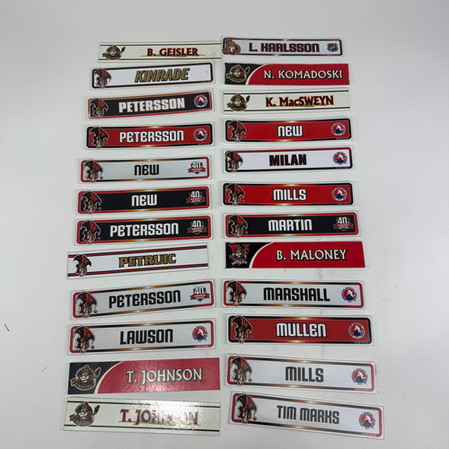 Binghamton Senators AHL Locker Room Nameplates - Top Flight Hockey