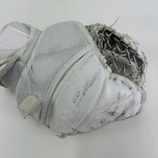 Used Custom Vegas Knights White and Gold Bauer Supreme Ultra Sonic Glove | Full Right | Thompson