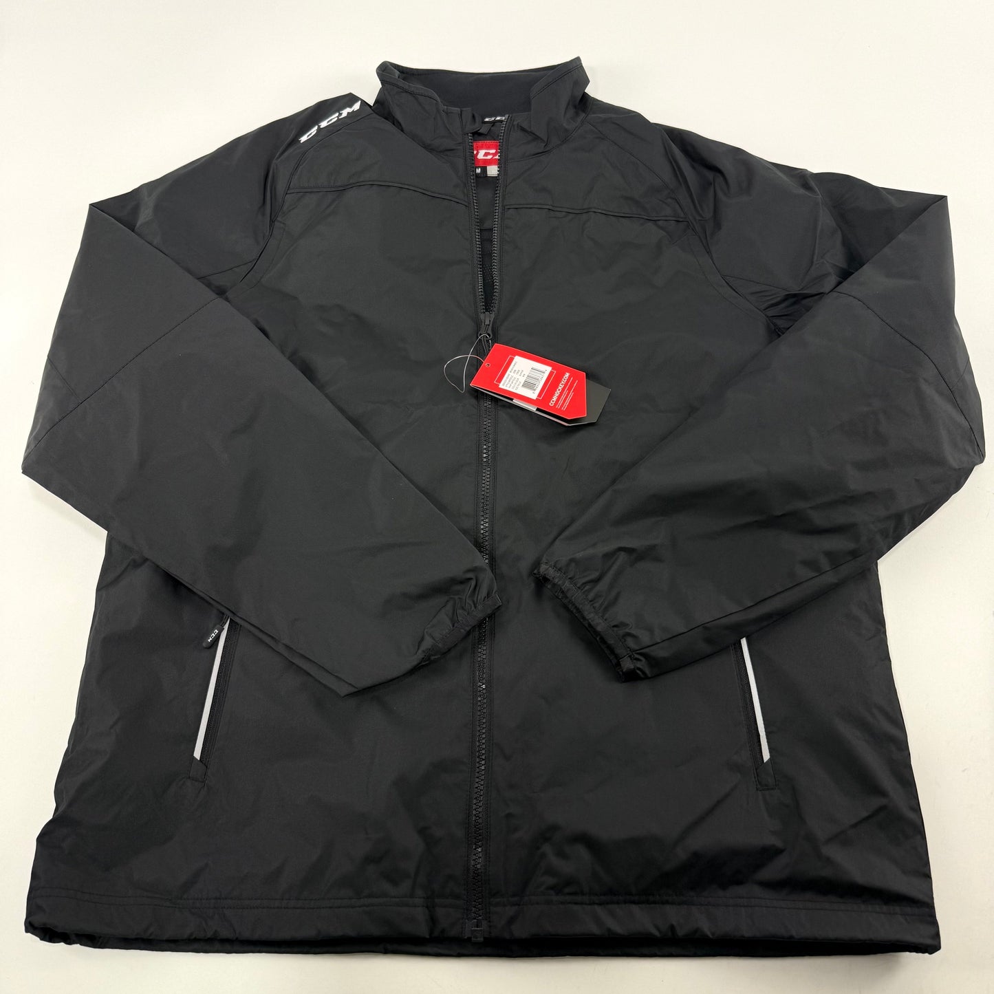 New Black CCM Adult Light Weight Rink Suit Jacket | Senior M | #888600266374 - Top Flight Hockey
