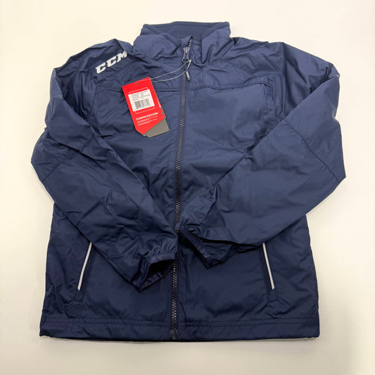 New Navy CCM Youth Light Weight Rink Suit Jacket | Youth S | #888600267357 - Top Flight Hockey