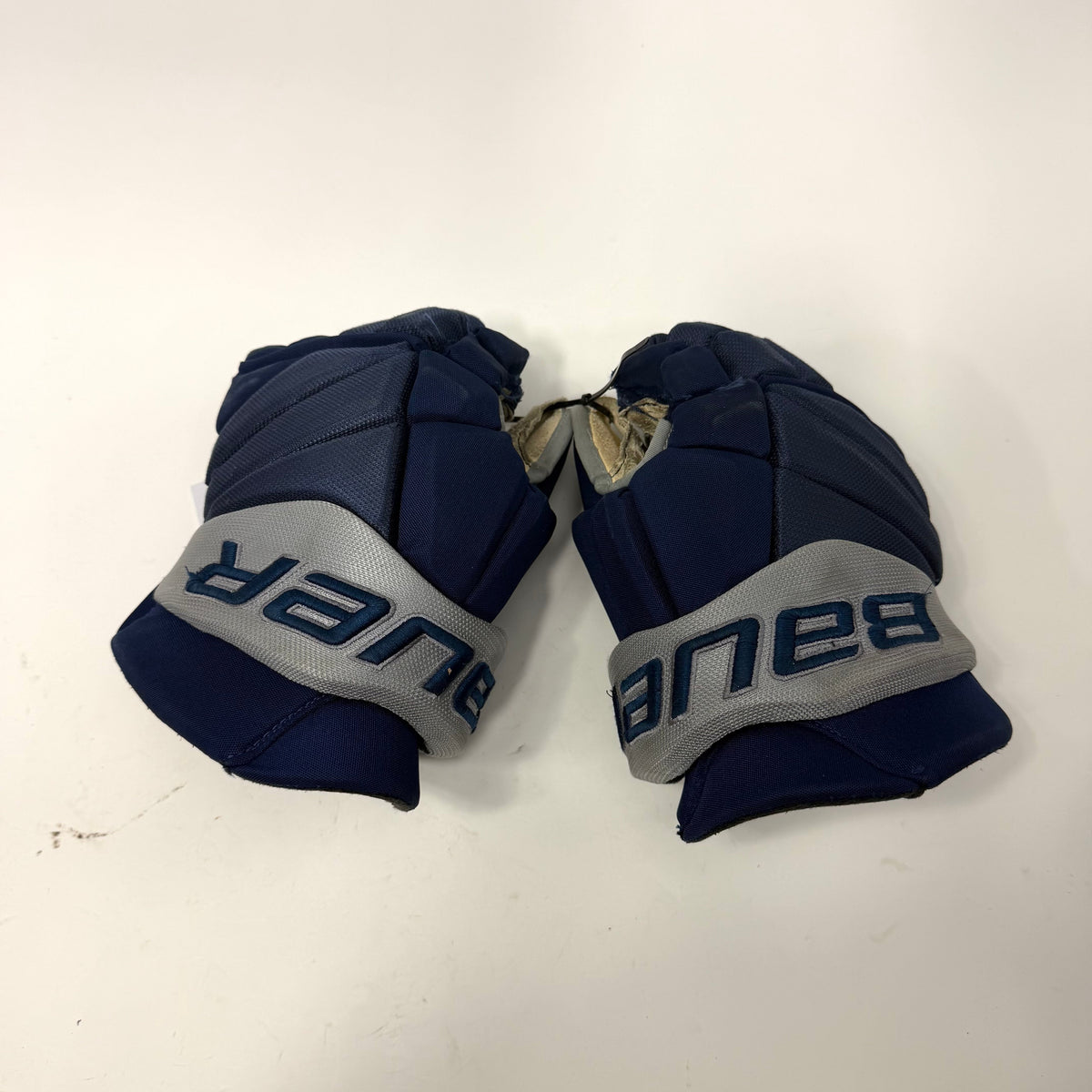 Used Navy and Grey Bauer Vapor Pro Team Gloves | 13" | AB389