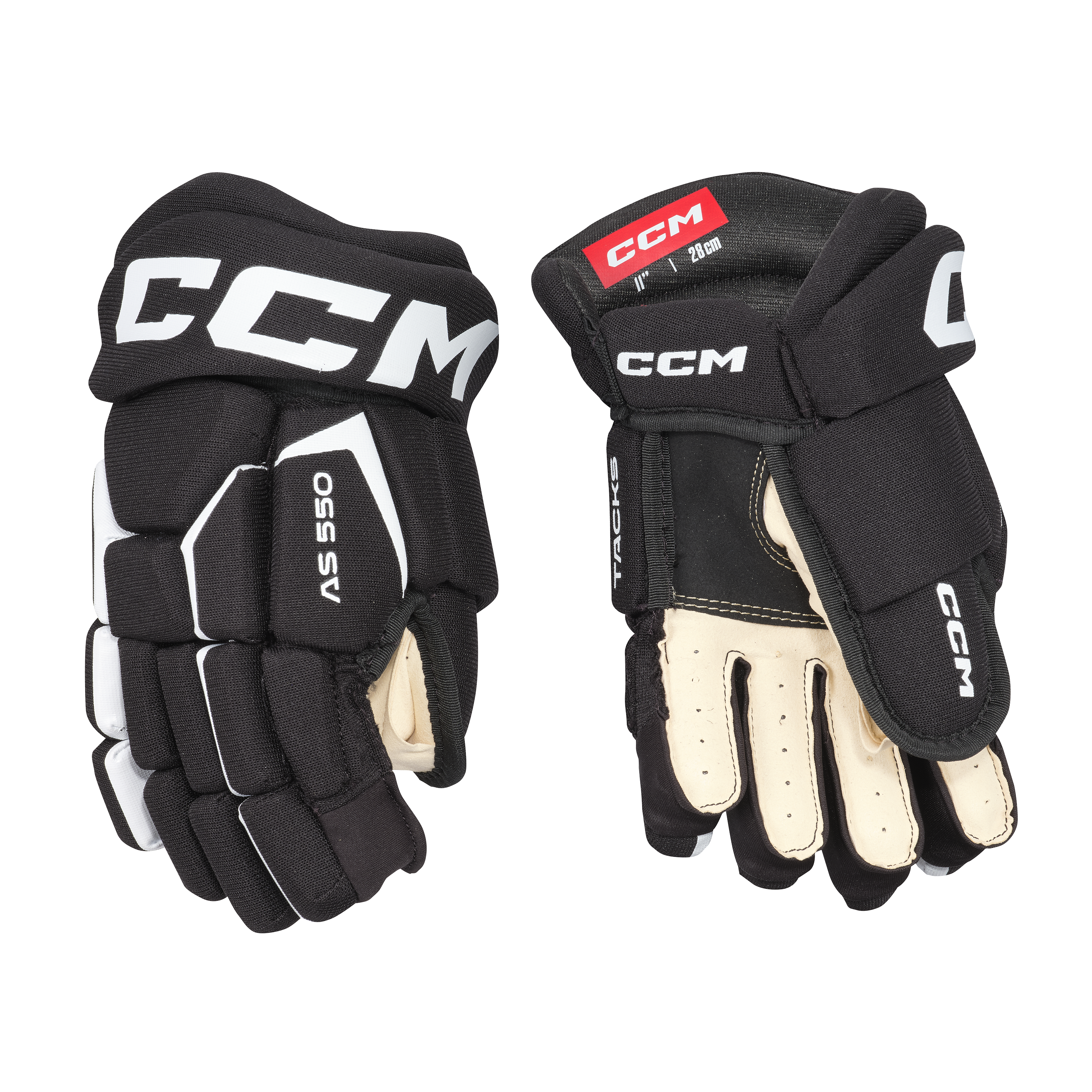 New CCM AS550 Gloves Junior Size 12"