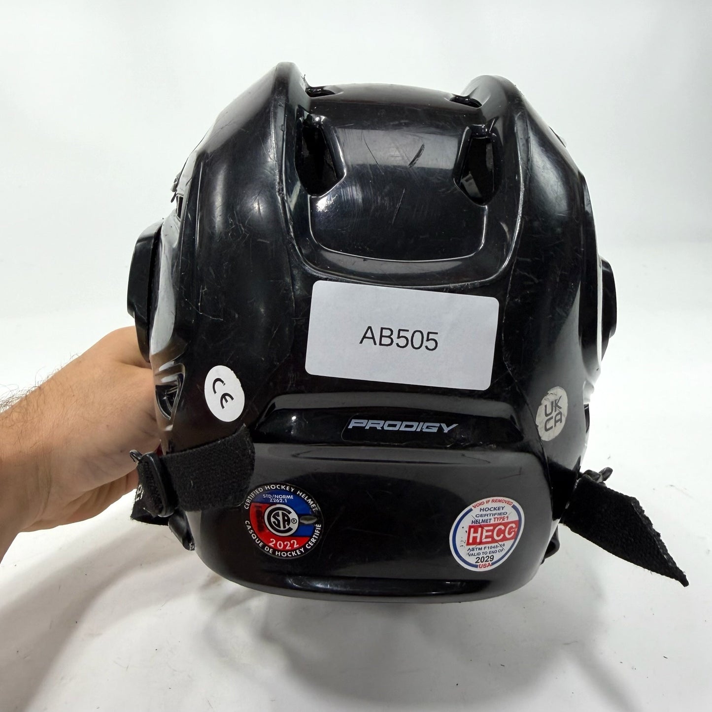 Used Black Bauer Prodigy Helmet with Cage | Size Youth | AB505