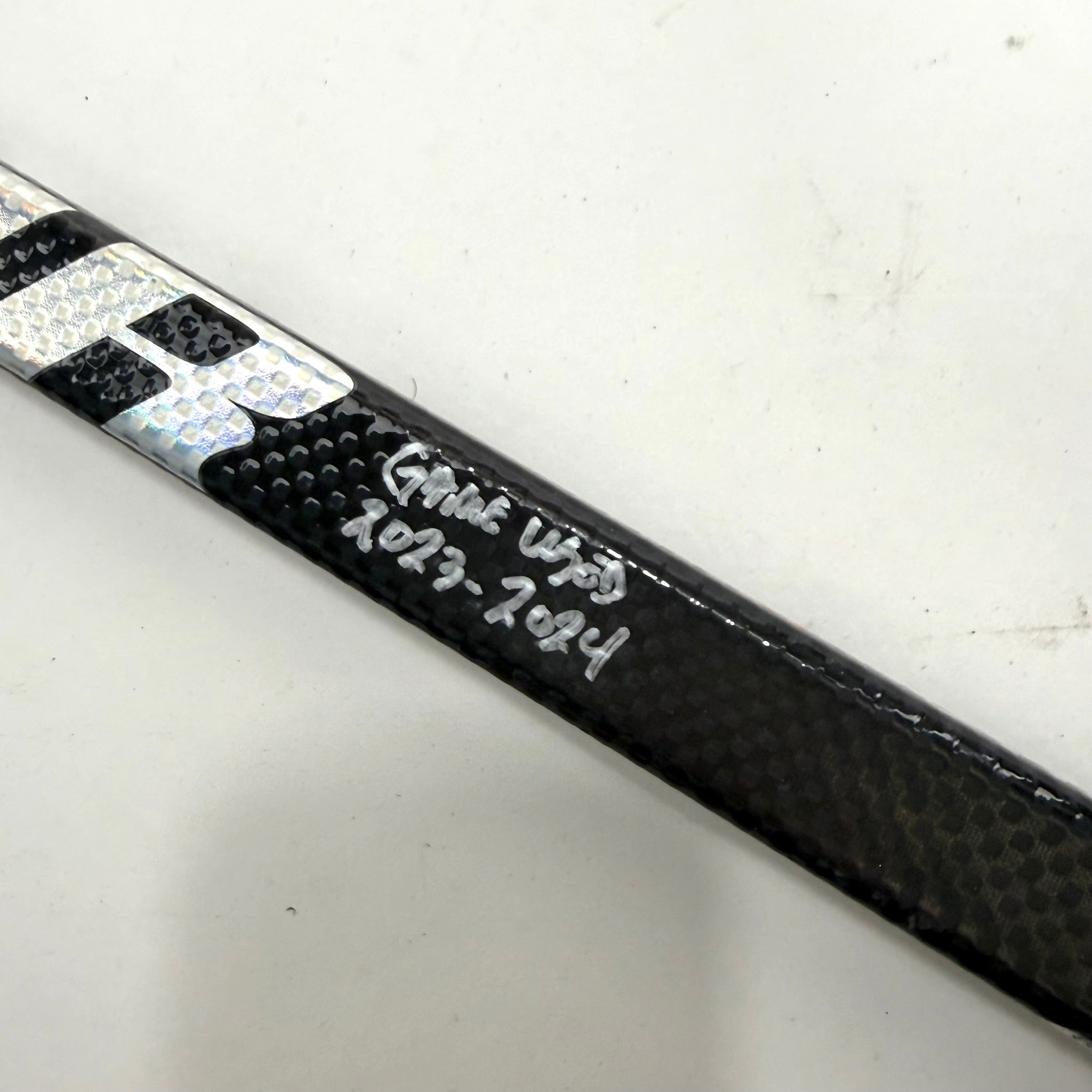 Broken Autographed Right Red Warrior Alpha LX2 Pro | 85 Flex P92 Curve Grip | Joey Anderson | BH181 - Top Flight Hockey