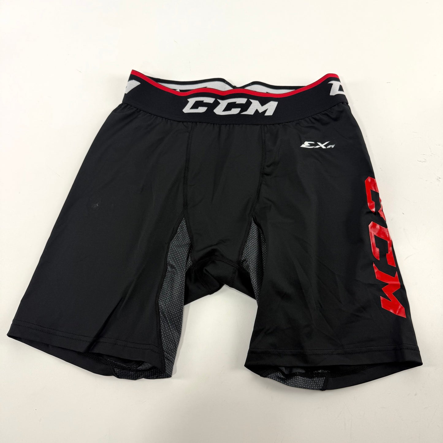 New Black Youth CCM Body Fit Short | Youth L | #191520519933 - Top Flight Hockey