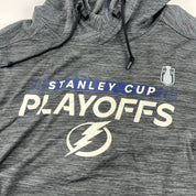 Brand New Grey Tampa Bay Lightning Fanatics Short Sleeve Sweatshirt | #TBL280