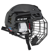 New Black Senior Small CCM Tacks 310 Helmet Cage Combo - Top Flight Hockey