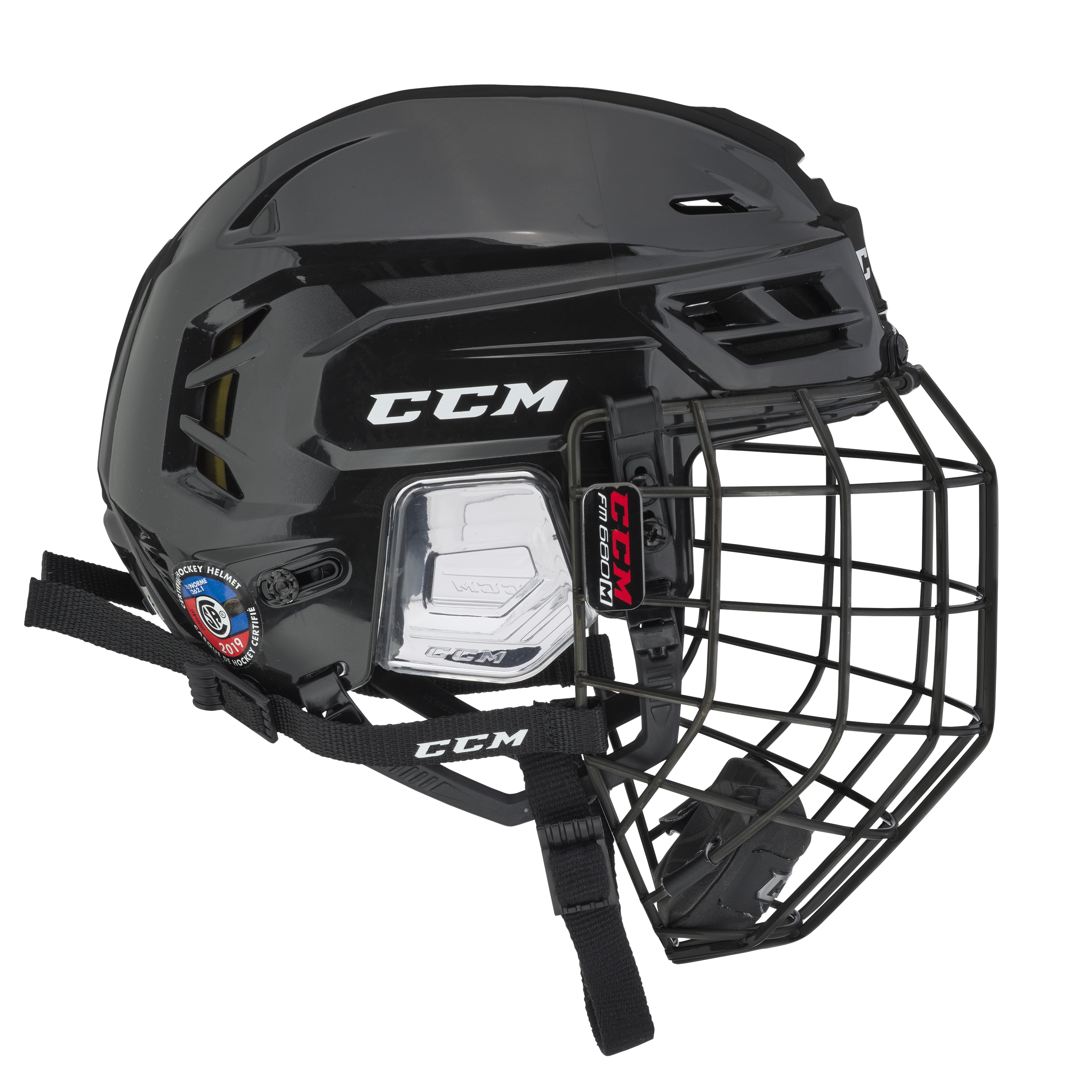 New Black Senior Small CCM Tacks 310 Helmet Cage Combo