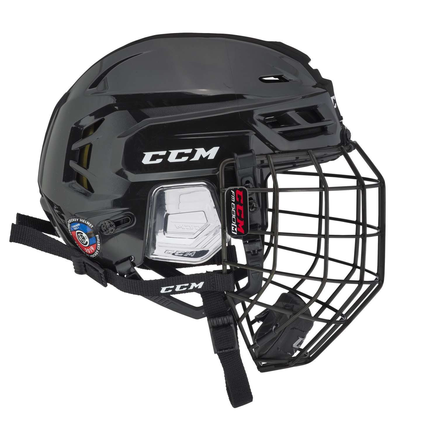 New Black Senior Small CCM Tacks 310 Helmet Cage Combo