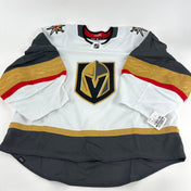 Brand New Away White Primegreen Vegas Golden Knights MIC Made in Canada Blank Game Jersey - Size 58G