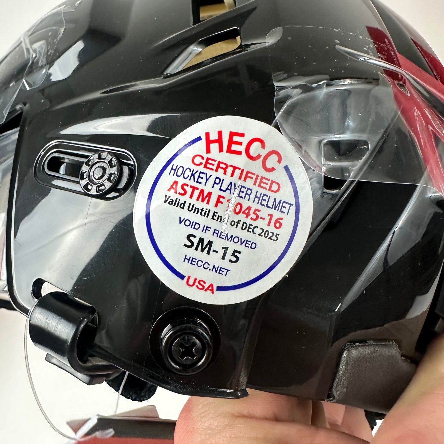 Brand New Black CCM Tacks 110 Helmet In Box - Small