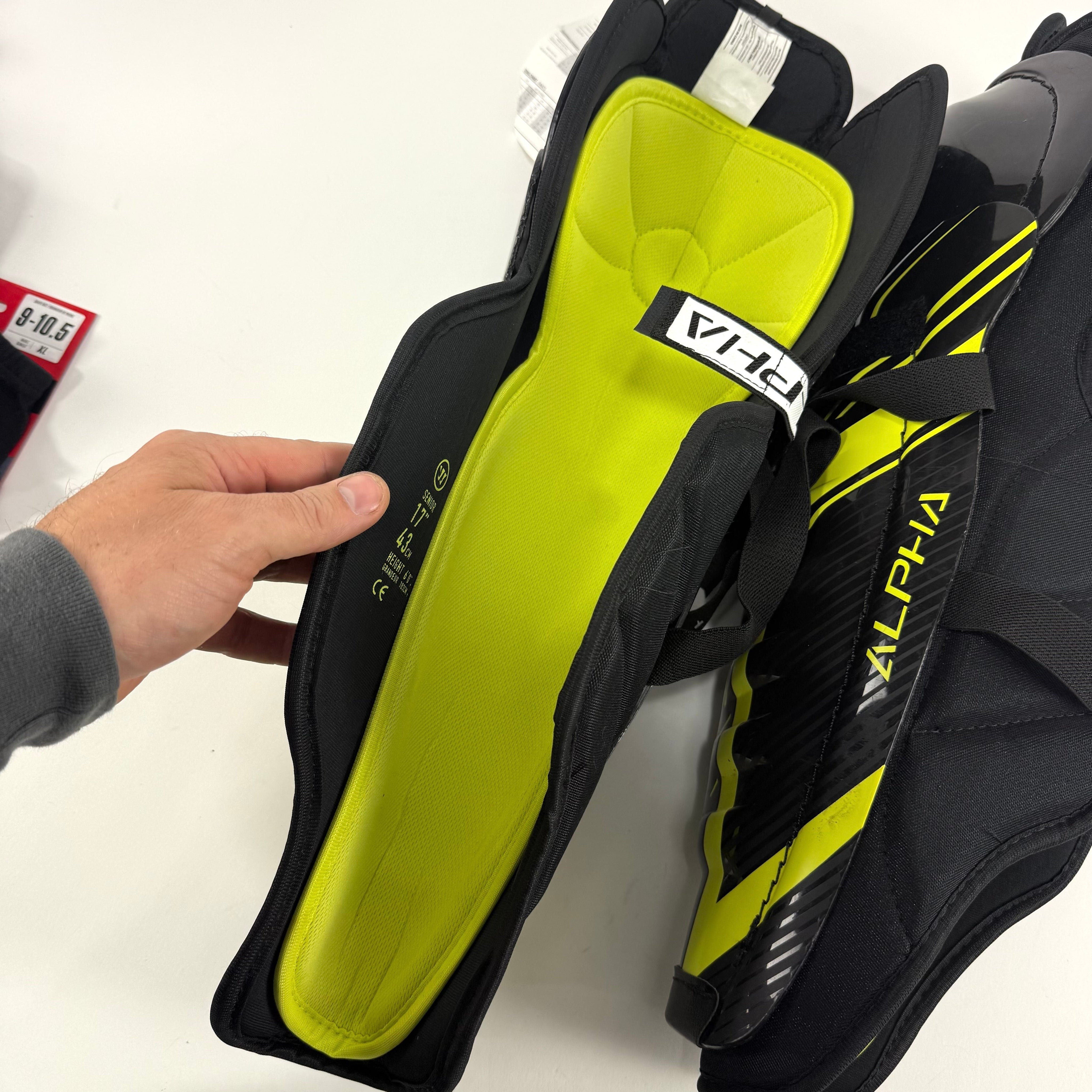 New Warrior Alpha DX4 Shin Guards | 17" - Top Flight Hockey