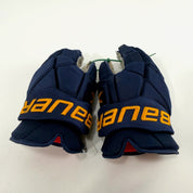 Used Navy STL Blues Bauer Vapor 2x Pro Gloves | 14" | D139 - Top Flight Hockey