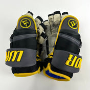 Used Black and Gold Warrior Covert QRE Pro Gloves | 13" | K351